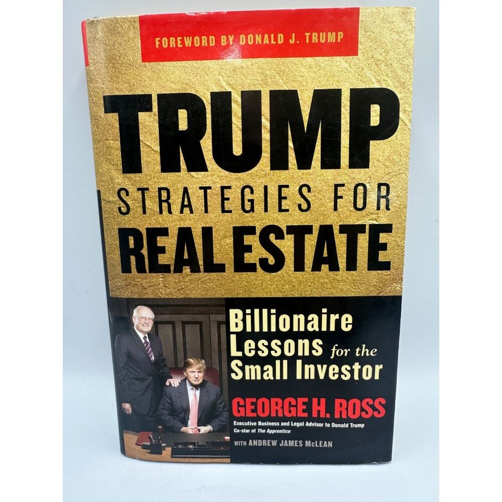 Trump Strategies For Real Estate George H. Ross 2005 Hardcover Business